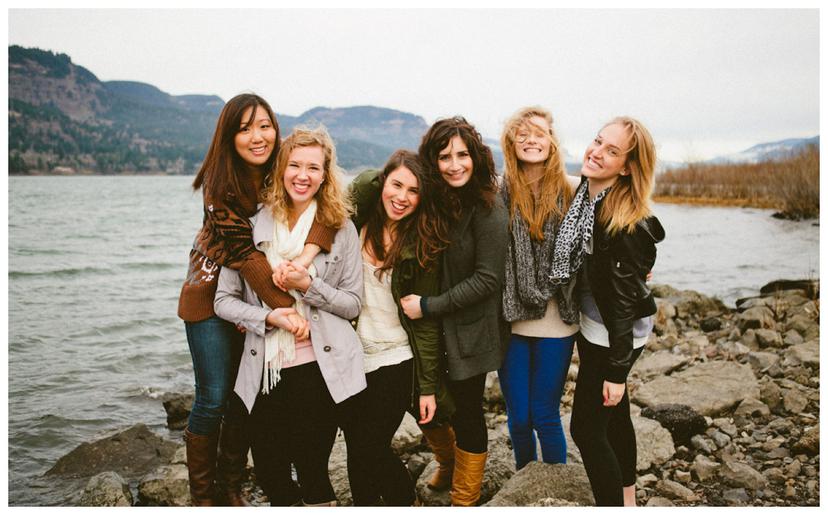 Six best friends | Columbia River Gorge Portrait Photography