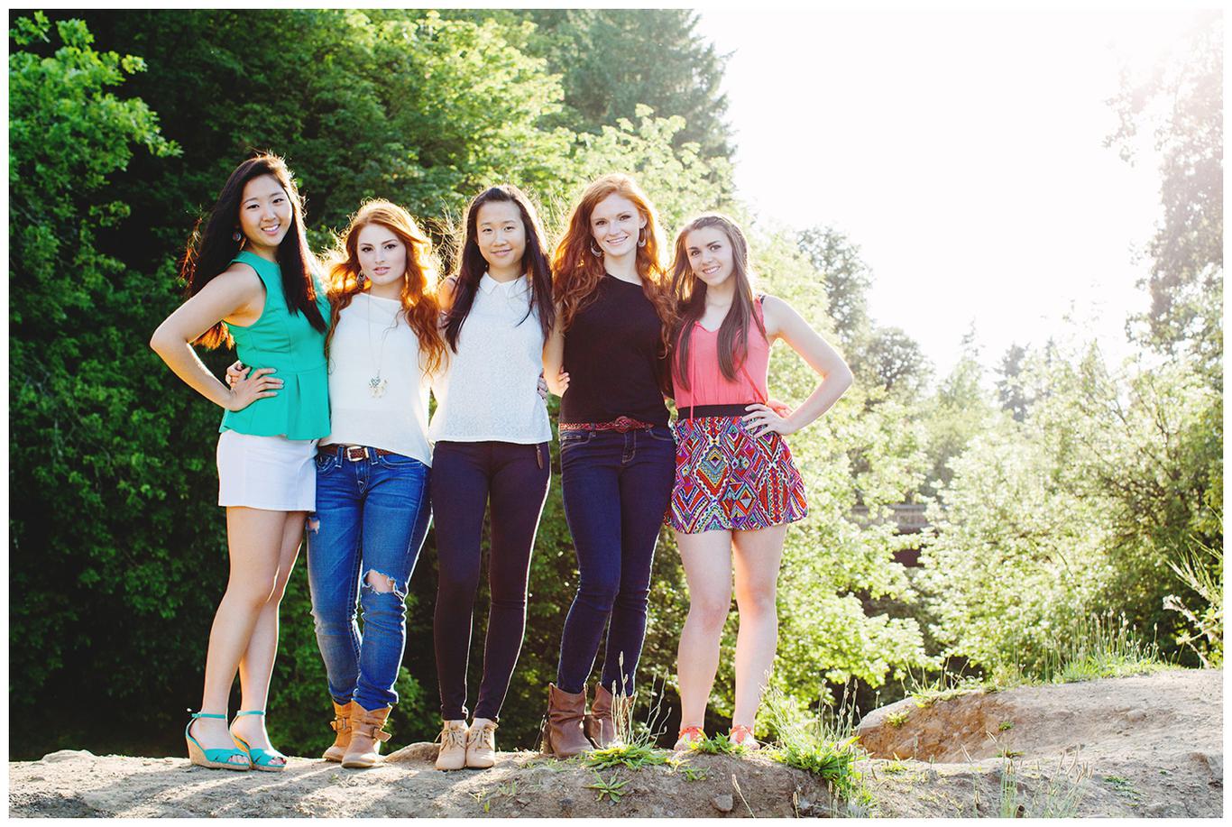 Grace, Jacqui, Georgia, Yin, and Karen | Portland Portrait Photography