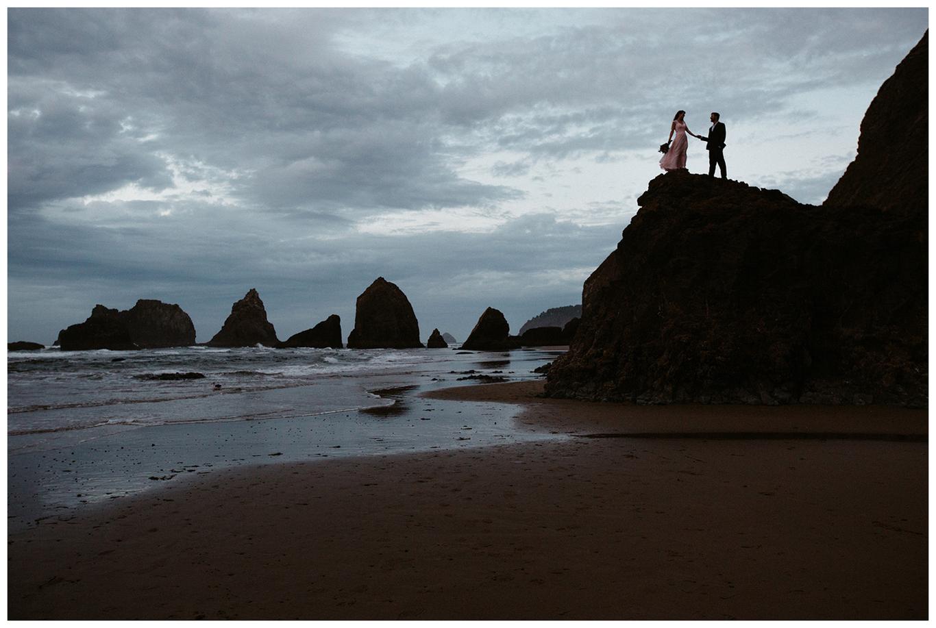 Michelle and Stephen | Oregon Coast Engagement Photos