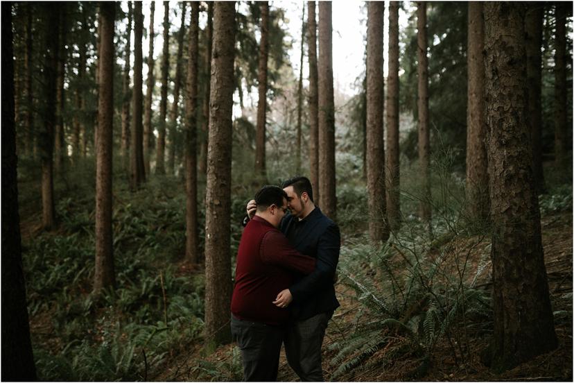 Same Sex Portland Couples Photos at the Hoyt Arboretum*