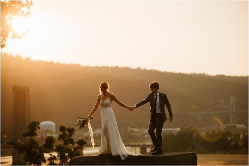 Victorian Belle Portland Wedding Photographer | Brianne and David