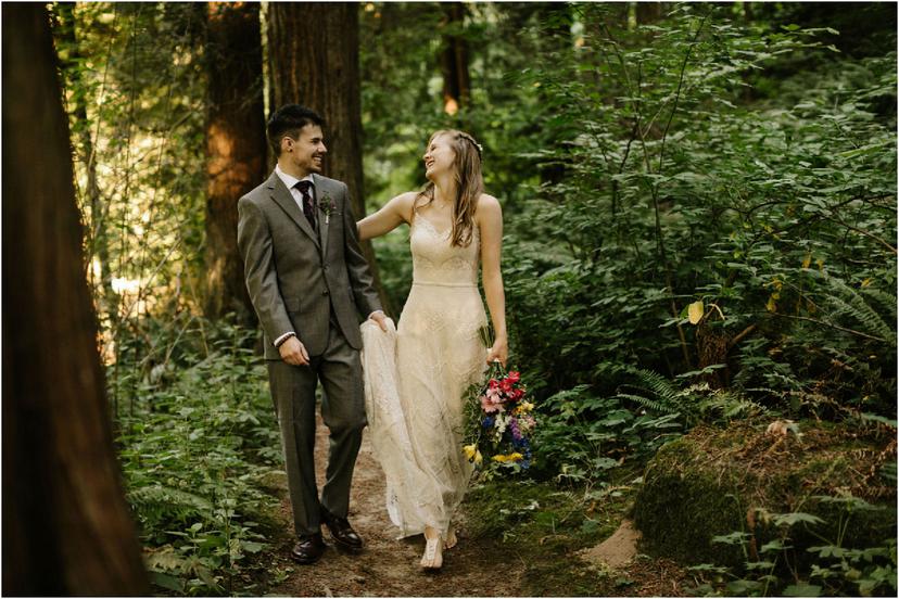 Leach Botanical Garden Wedding in Southeast Portland