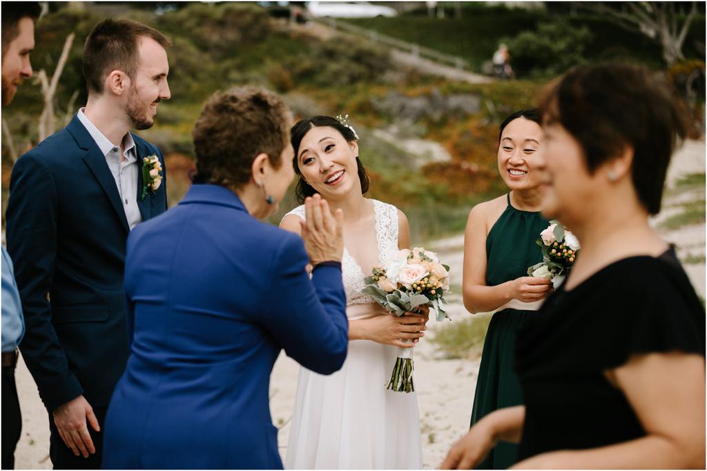 Intimate Beach Wedding in Carmel, California · Katy Weaver Photography