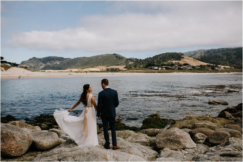 Intimate Beach Wedding in Carmel, California