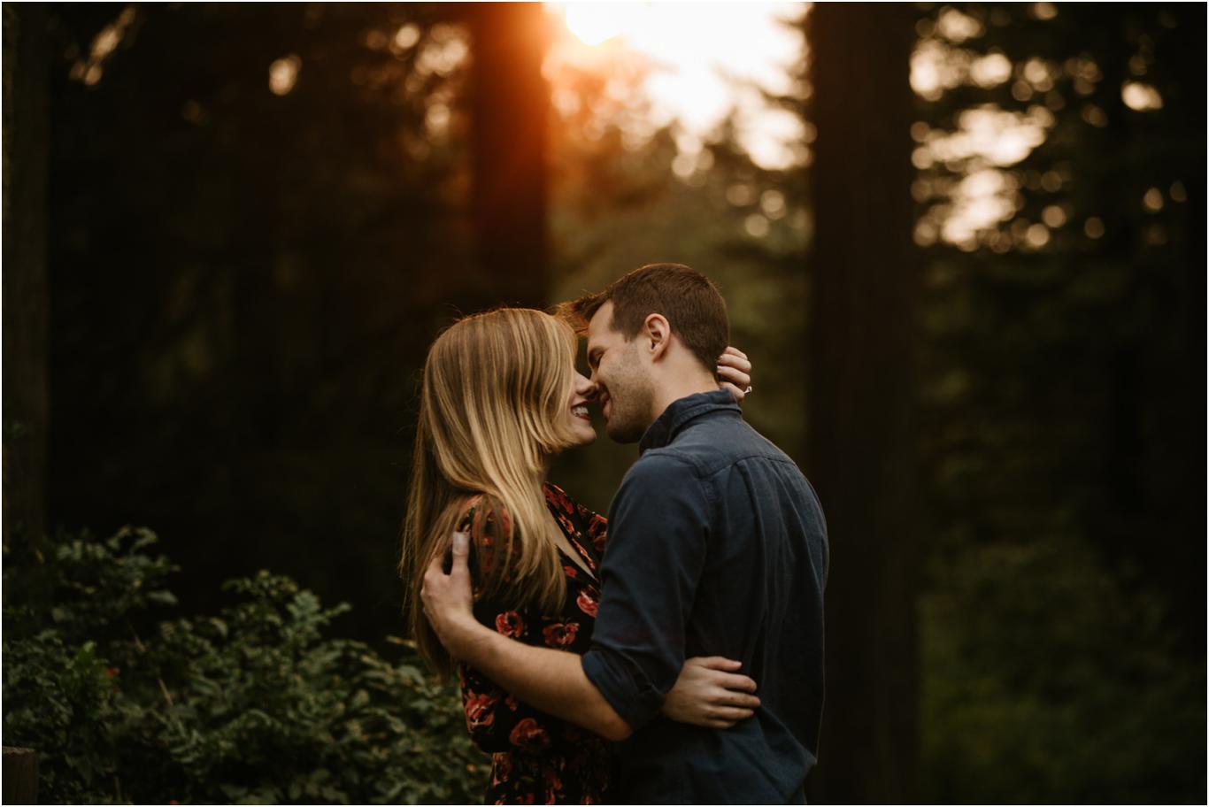 Hoyt Arboretum Engagement Photos