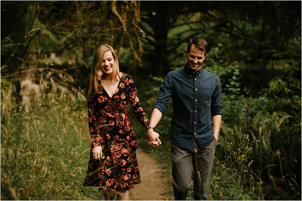 Hoyt Arboretum Engagement Photos · Katy Weaver Photography