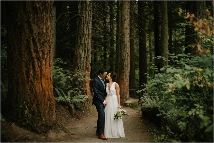 Intimate Portland Wedding at the Hoyt Arboretum