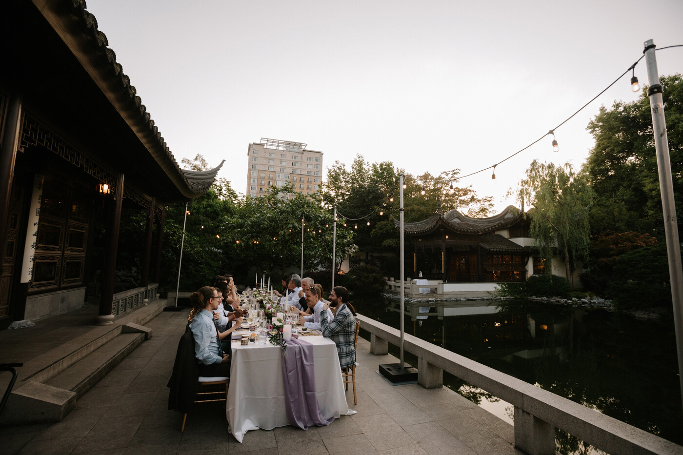 Wedding at Lan Su Chinese Garden in Portland